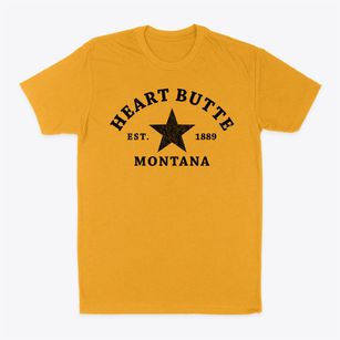 Heart Butte Montana Star Classic Dad T-Shirt