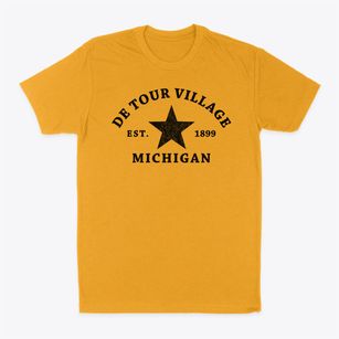 De Tour Village Michigan Star Classic Dad T-Shirt