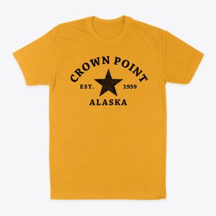 Crown Point Alaska Star Classic Dad T-Shirt