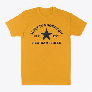 Moultonborough New Hampshire Star Classic Dad T-Shirt