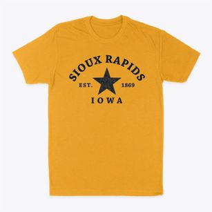 Sioux Rapids Iowa Star Classic Dad T-Shirt