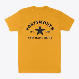 Portsmouth New Hampshire Star Classic Dad T-Shirt