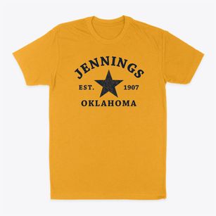 Jennings Oklahoma Star Classic Dad T-Shirt