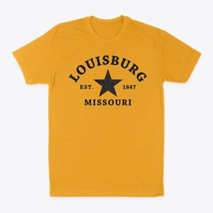 Louisburg Missouri Star Classic Dad T-Shirt