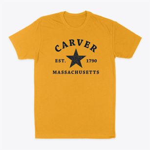 Carver Massachusetts Star Classic Dad T-Shirt