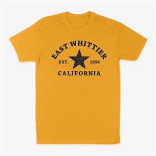 East Whittier California Star Classic Dad T-Shirt