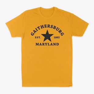 Gaithersburg Maryland Star Classic Dad T-Shirt