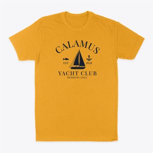 Calamus Iowa Yacht Club Classic Dad T-Shirt