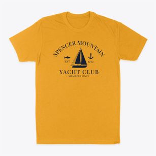 Spencer Mountain North Carolina Yacht Club Classic Dad T-Shirt