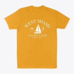 West Miami Florida Yacht Club Classic Dad T-Shirt