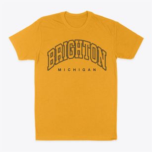 Brighton Michigan Inline Classic Dad T-Shirt