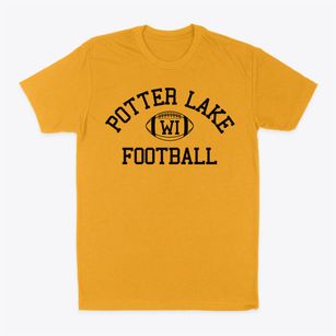 Potter Lake Wisconsin Football Classic Dad T-Shirt
