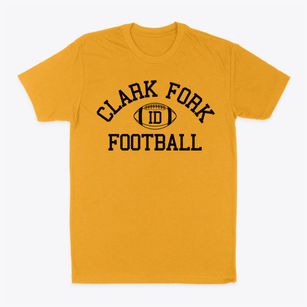 Clark Fork Idaho Football Classic Dad T-Shirt