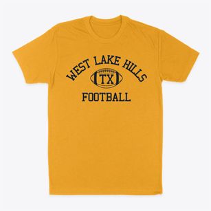 West Lake Hills Texas Football Classic Dad T-Shirt