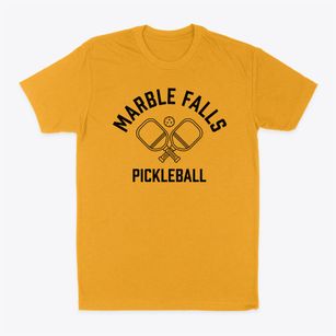 Marble Falls Texas Pickleball Classic Dad T-Shirt