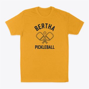 Bertha Nebraska Pickleball Classic Dad T-Shirt