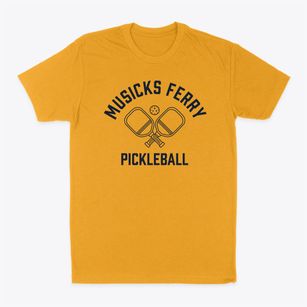Musicks Ferry Missouri Pickleball Classic Dad T-Shirt