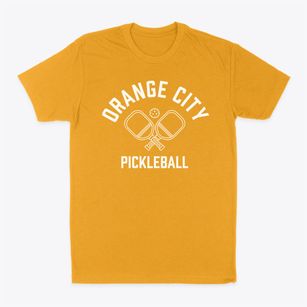 Orange City Iowa Pickleball Classic Dad T-Shirt