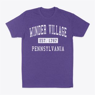 Winder Village Pennsylvania Classic Established Classic Dad T-Shirt