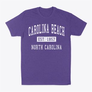 Carolina Beach North Carolina Classic Established Classic Dad T-Shirt