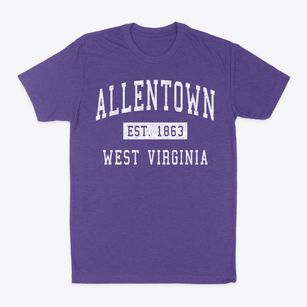 Allentown West Virginia Classic Established Classic Dad T-Shirt