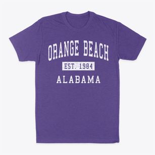 Orange Beach Alabama Classic Established Classic Dad T-Shirt