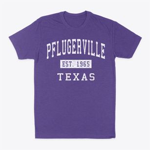 Pflugerville Texas Classic Established Classic Dad T-Shirt