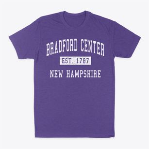 Bradford Center New Hampshire Classic Established Classic Dad T-Shirt