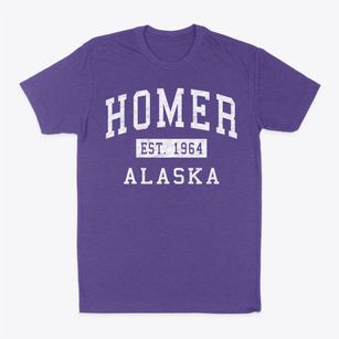 Homer Alaska Classic Established Classic Dad T-Shirt