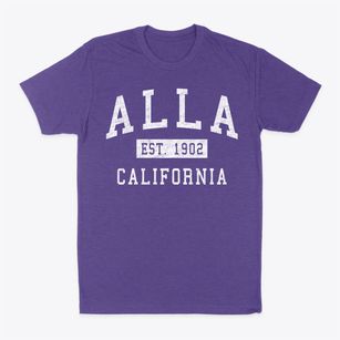 Alla California Classic Established Classic Dad T-Shirt