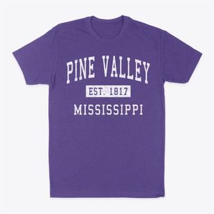Pine Valley Mississippi Classic Established Classic Dad T-Shirt