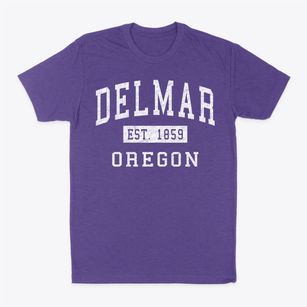 Delmar Oregon Classic Established Classic Dad T-Shirt