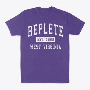 Replete West Virginia Classic Established Classic Dad T-Shirt