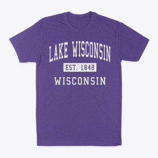 Lake Wisconsin Wisconsin Classic Established Classic Dad T-Shirt