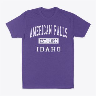 American Falls Idaho Classic Established Classic Dad T-Shirt
