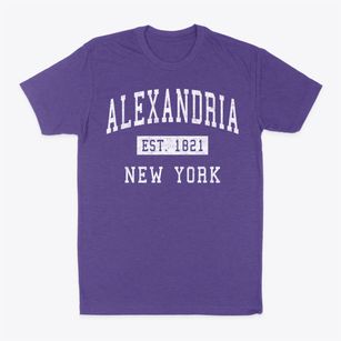 Alexandria New York Classic Established Classic Dad T-Shirt