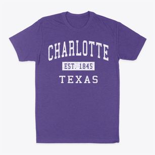 Charlotte Texas Classic Established Classic Dad T-Shirt