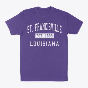 St. Francisville Louisiana Classic Established Classic Dad T-Shirt