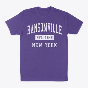 Ransomville New York Classic Established Classic Dad T-Shirt