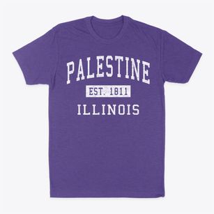 Palestine Illinois Classic Established Classic Dad T-Shirt