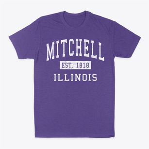 Mitchell Illinois Classic Established Classic Dad T-Shirt