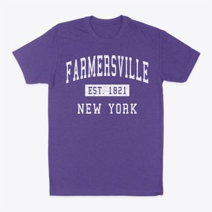 Farmersville New York Classic Established Classic Dad T-Shirt