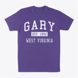 Gary West Virginia Classic Established Classic Dad T-Shirt