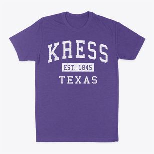 Kress Texas Classic Established Classic Dad T-Shirt