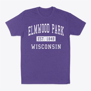 Elmwood Park Wisconsin Classic Established Classic Dad T-Shirt