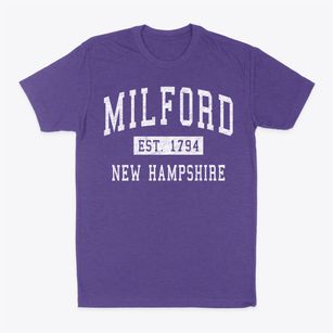 Milford New Hampshire Classic Established Classic Dad T-Shirt