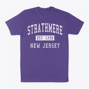 Strathmere New Jersey Classic Established Classic Dad T-Shirt