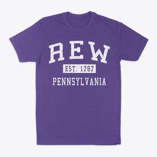 Rew Pennsylvania Classic Established Classic Dad T-Shirt
