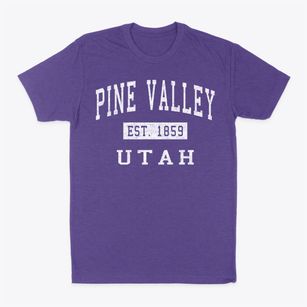 Pine Valley Utah Classic Established Classic Dad T-Shirt
