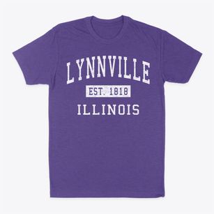 Lynnville Illinois Classic Established Classic Dad T-Shirt